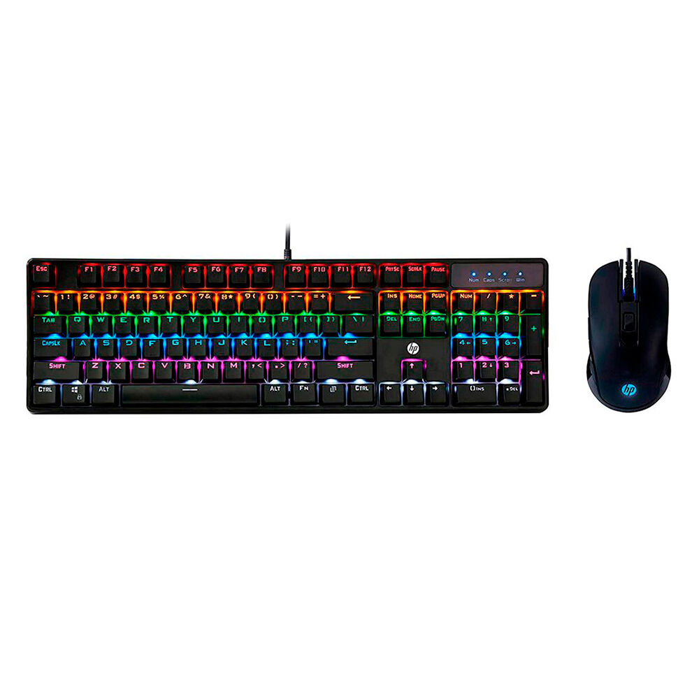 Kit Gamer Teclado Mecánico + Mouse Hp Gm200 Usb Negro image number 3.0
