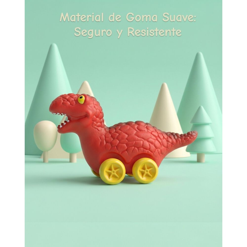 Pack Juguetes Autos De Dinosaurios Para Ni&ntilde;os image number 2.0