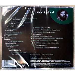 Facundo Cabral - Inolvidables Rca: 20 Grandes Exitos | Cd