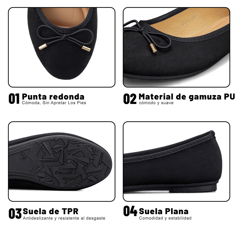 Ballerina Simil Gamuza Causal Mujer Weide You512 image number 7.0