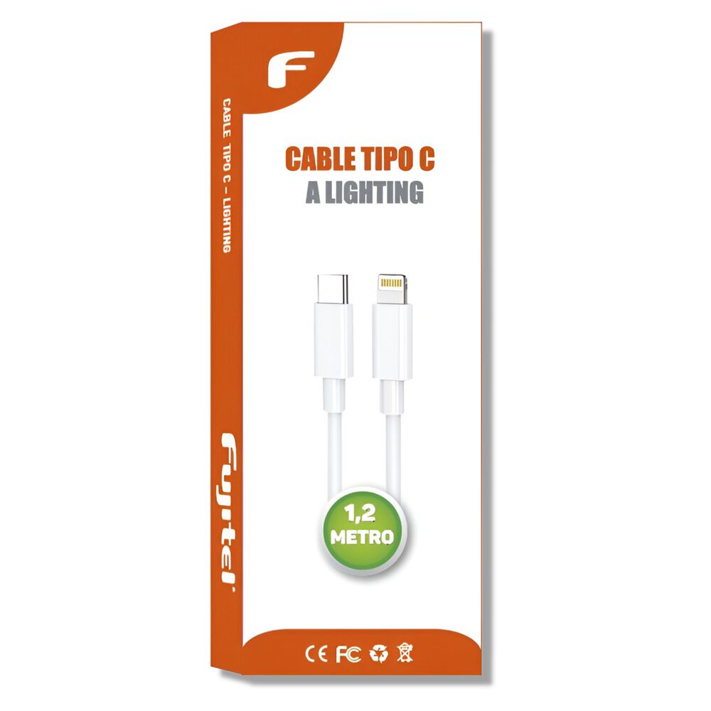 Cable De Datos Type-c Lightning Compatibilidad Carplay 1.2m image number 2.0