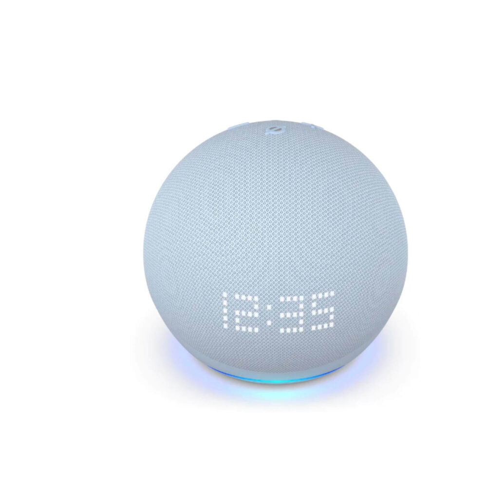 Amazon Echo Dot 5 Con Reloj Azul image number 1.0