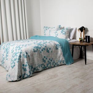 Cubrecama Quilt Estampado 2 Plazas Luquillo
