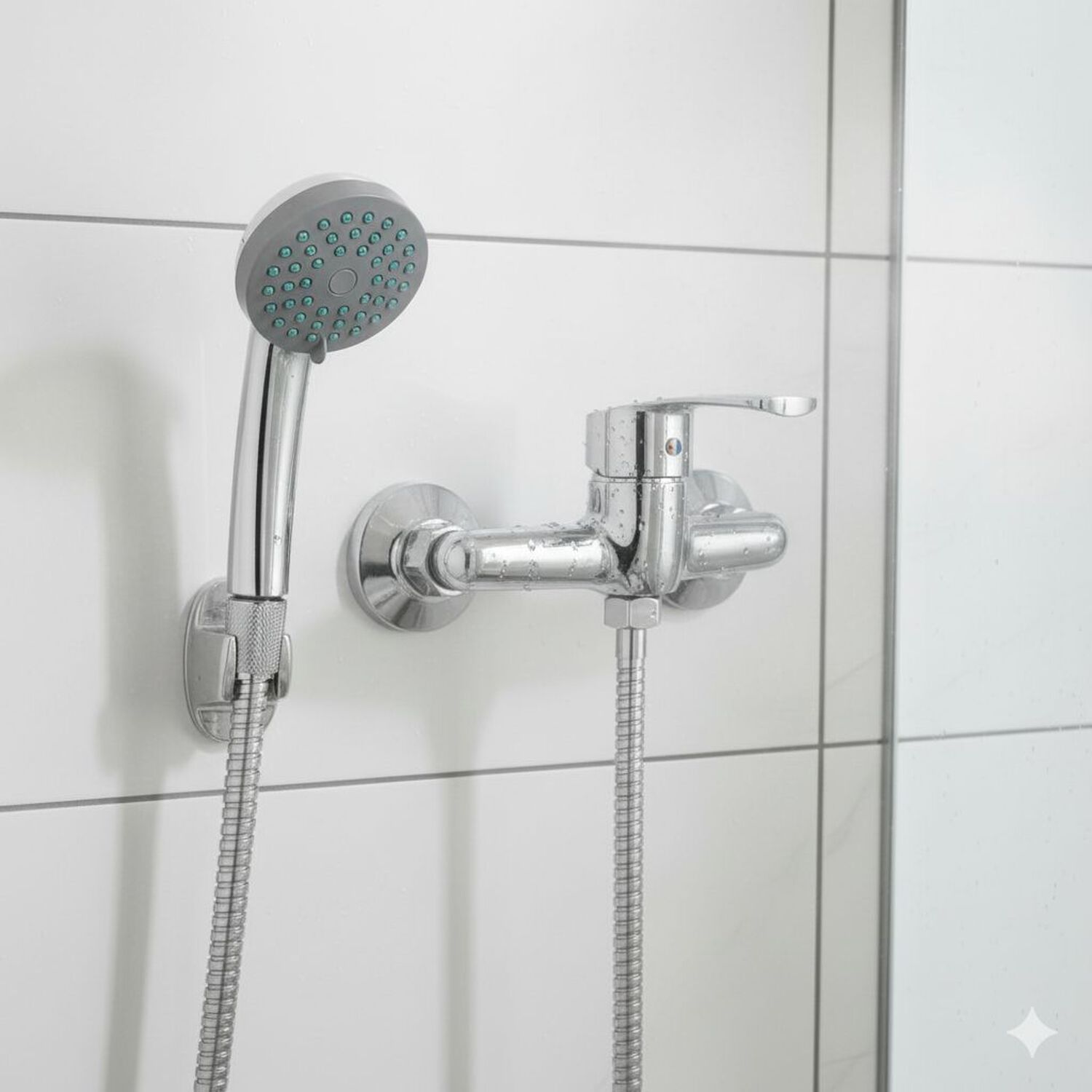 Monomando Llave Grifo Para Ducha Modelo Alabama Pmb Color Cromo image number 0.0
