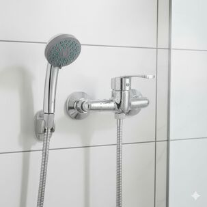 Monomando Llave Grifo Para Ducha Modelo Alabama Pmb Color Cromo