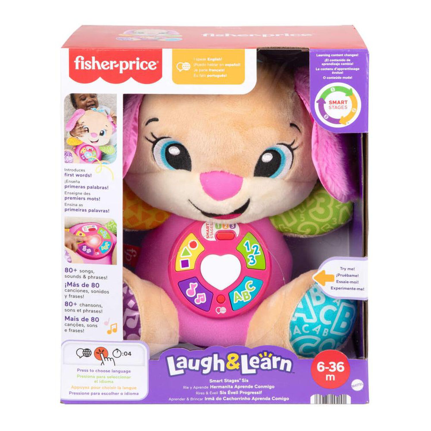 Juguete Para Bebe Fisher Price Hermanita Aprende Conmigo image number 9.0