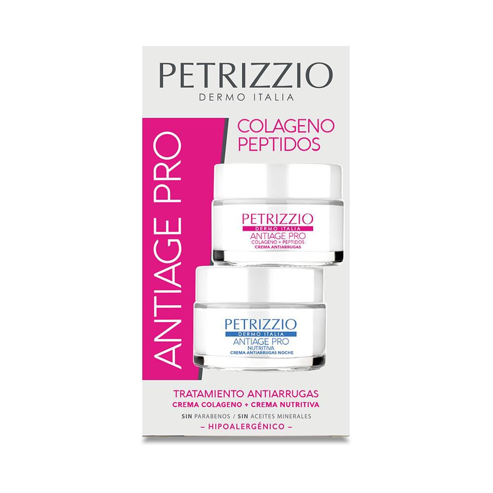 Set De Cremas Antiage Pro Colágeno Peptidos Petrizzio image number 0.0