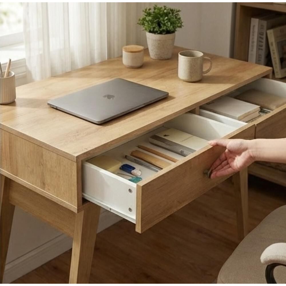 Escritorio Home Mobili Frank / 2 Cajones image number 5.0