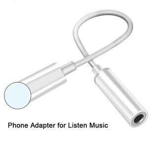 Adaptador Aud&iacute;fonos Para Iphone Con Bluetooth Original Lightning Certificado A Cable Audio Jack 3,5 Auxiliar