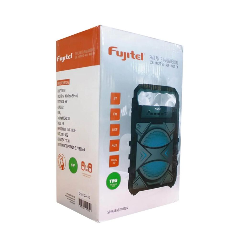 Parlante Bluetooth Recargable 5w Negro 4010n image number 2.0