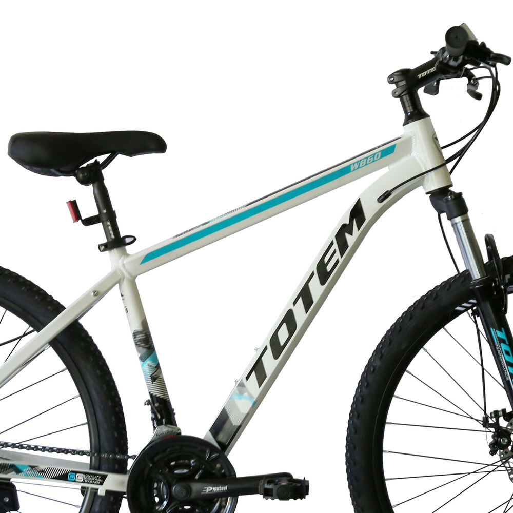 Bicicleta Totem Mtb Aro 29x19 Mod W860 Color Blanco image number 3.0