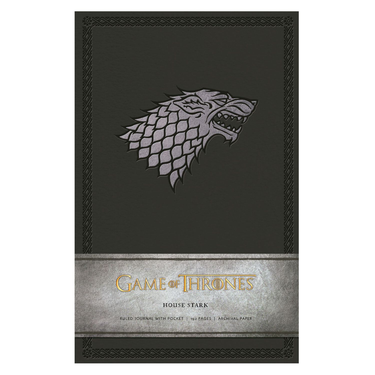 Game Of Thrones House Stark Libreta Tapa Dura Lujo Medium image number 0.0