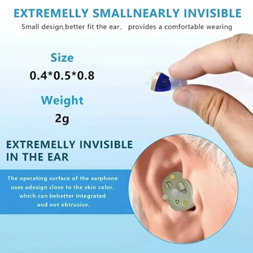 Kit Audifonos Personas Digital Estuche Para Mayores Sordera image number 1.0