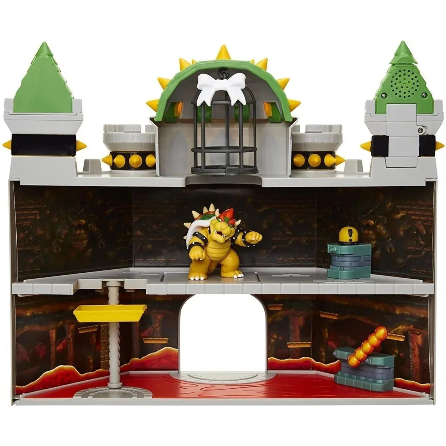 Juguete Escena Batalla Castillo De Bowser Mario Nintendo image number 1.0