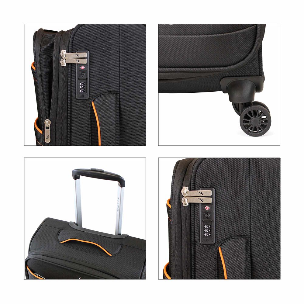 Pack 2 Maletas De Tela S+m Nautica Lisboa 10k Y 20k Negra image number 2.0