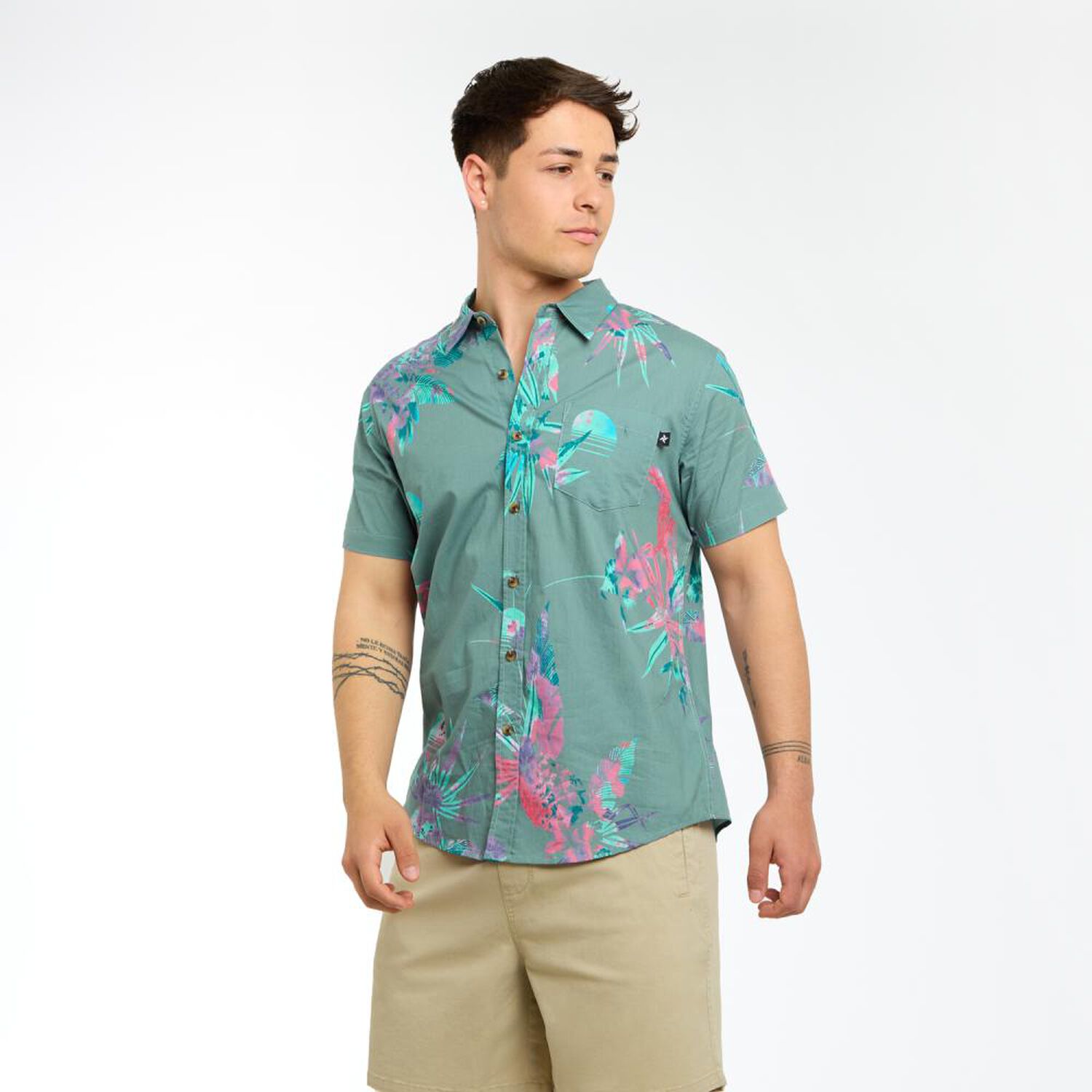 Camisa Manga Corta Hombre Skuad image number 2.0