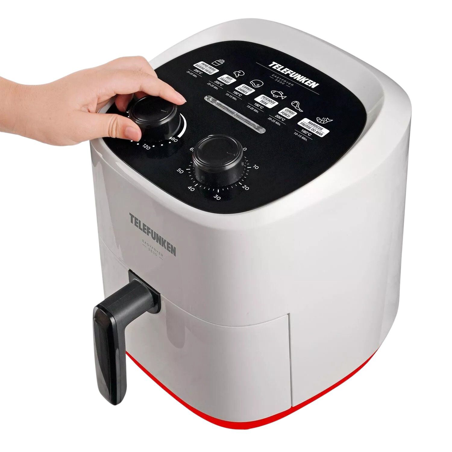 Freidora De Aire Telefunken 1400w Easyfryer 3.6 Lt 200&deg; Max image number 1.0