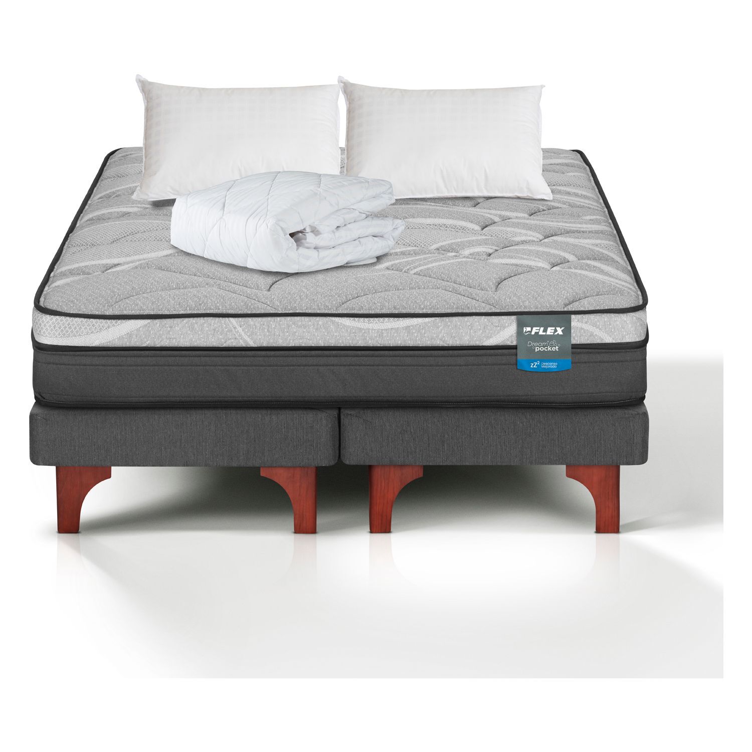 Cama Europea Flex Dream Pocket / 2 Plazas image number 0.0