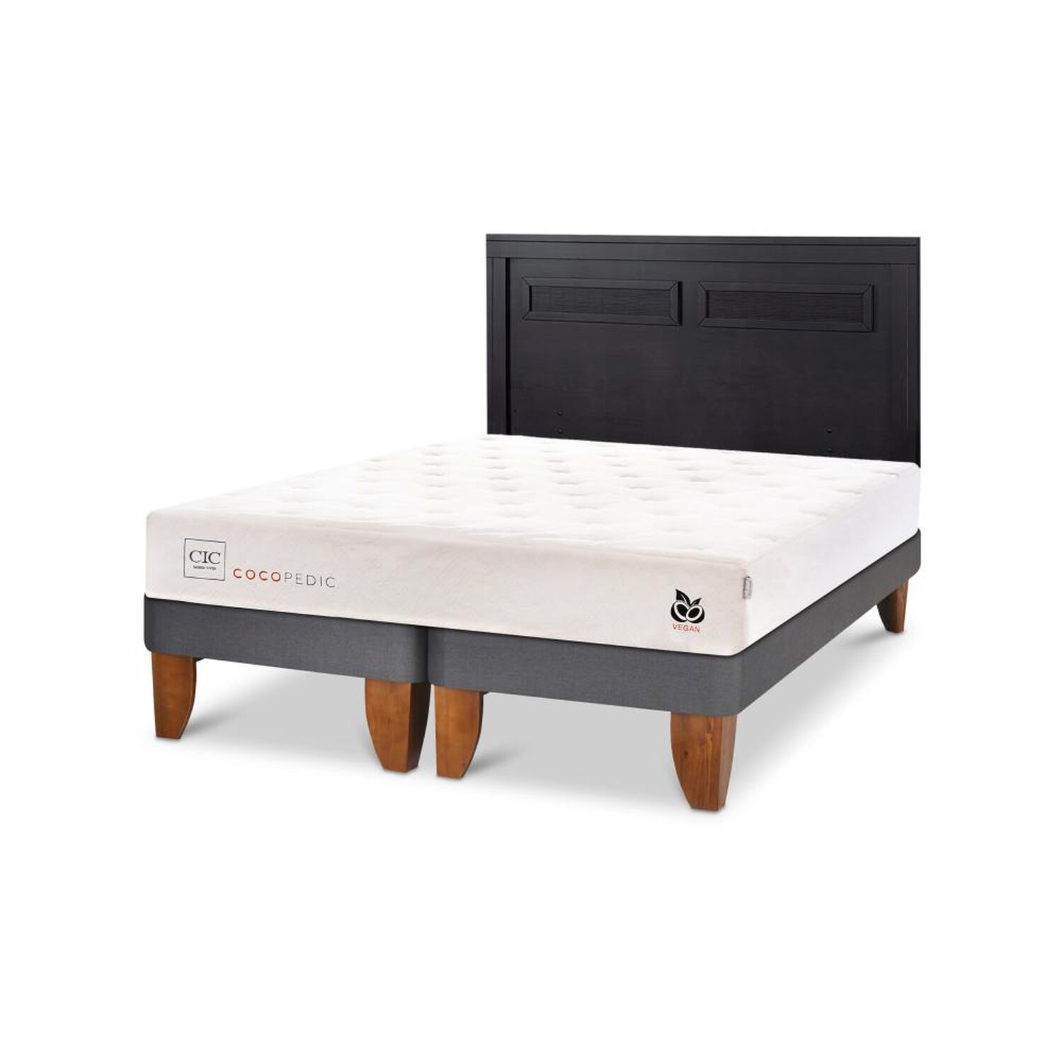Cama Europea Cic Cocopedic / King / Base Dividida + Respaldo image number 3.0