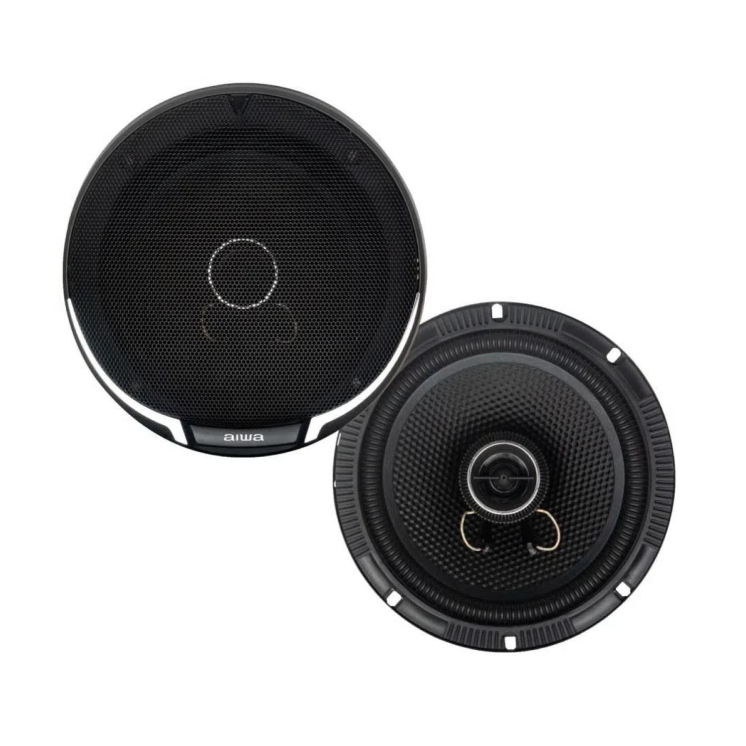 Pack 2 Parlantes 16cm Para Automovil Negro Taw-1633 image number 4.0