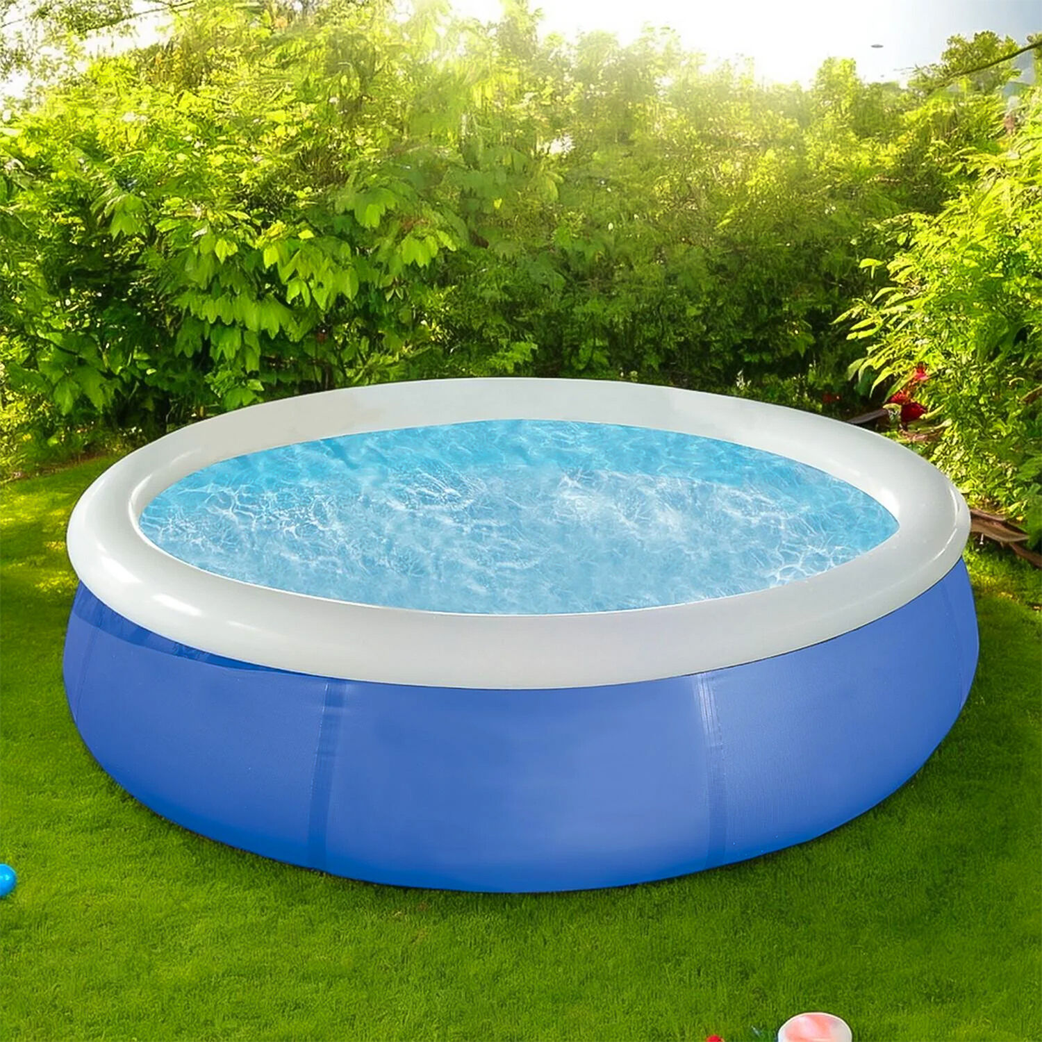 Piscina Bestway Redonda F&aacute;cil Armado 168x51cm Azul image number 2.0