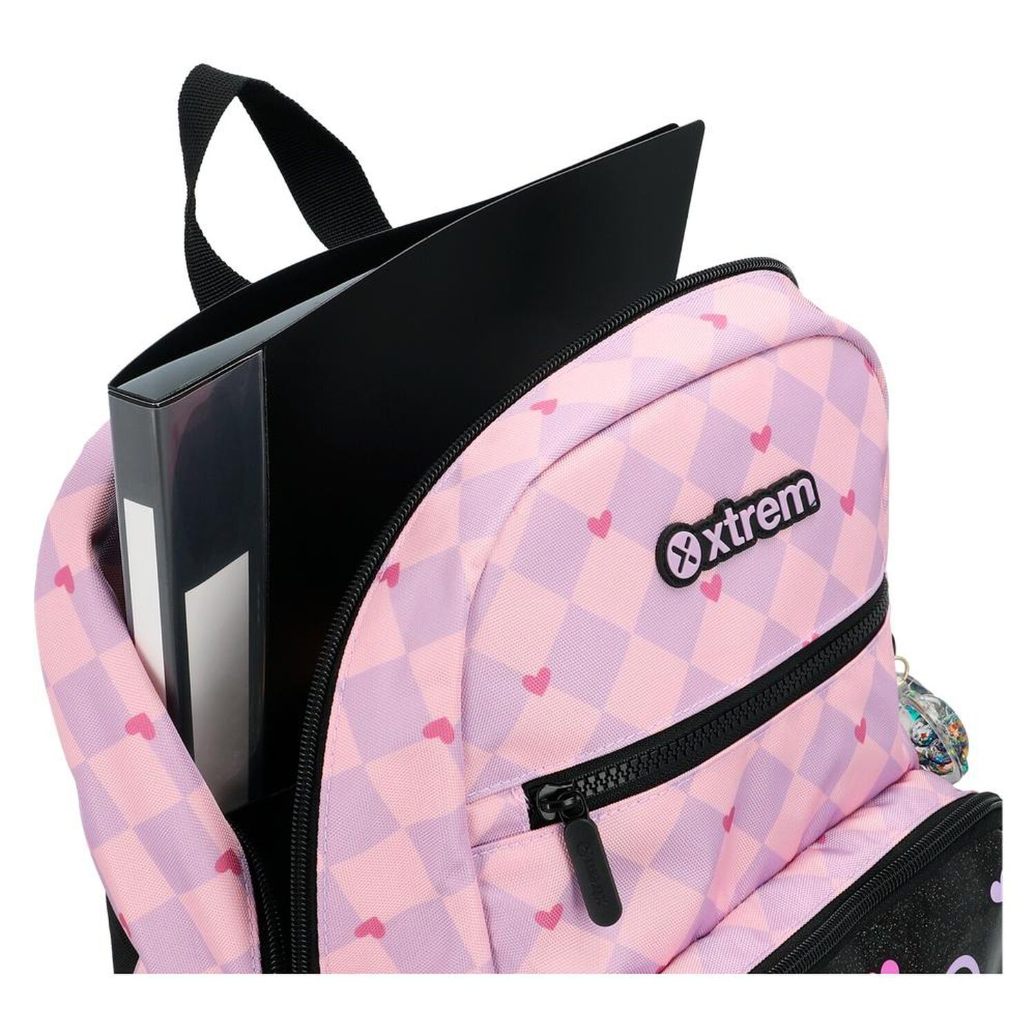 Mochila Xtrem Bolt 6xt Gato Negro/lila image number 6.0