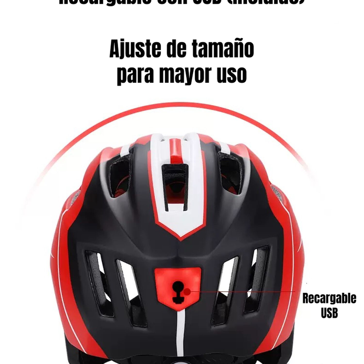 Casco Integral Infantil Bici 2 En 1 Slight Negro Lubabycas image number 3.0