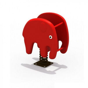 Juego Resorte Elefante Rojo - Playplaza