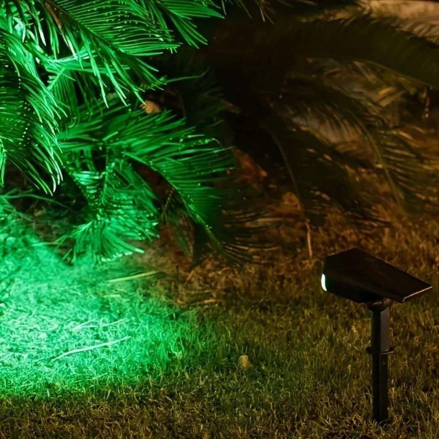 Foco Led Solar Para Jard&iacute;n Luz Colores image number 2.0