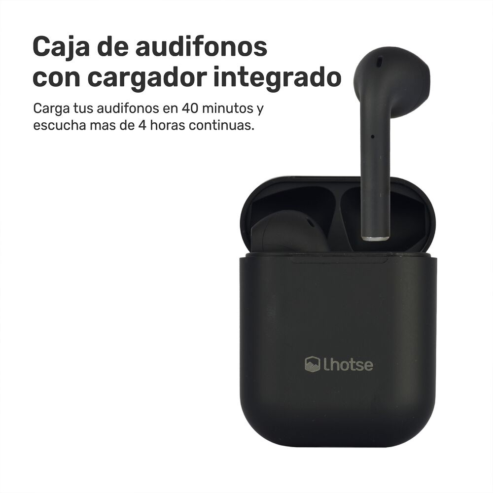 Aud&iacute;fonos Lhotse Bluetooth Inal&aacute;mbrico Rm12 Negro image number 6.0