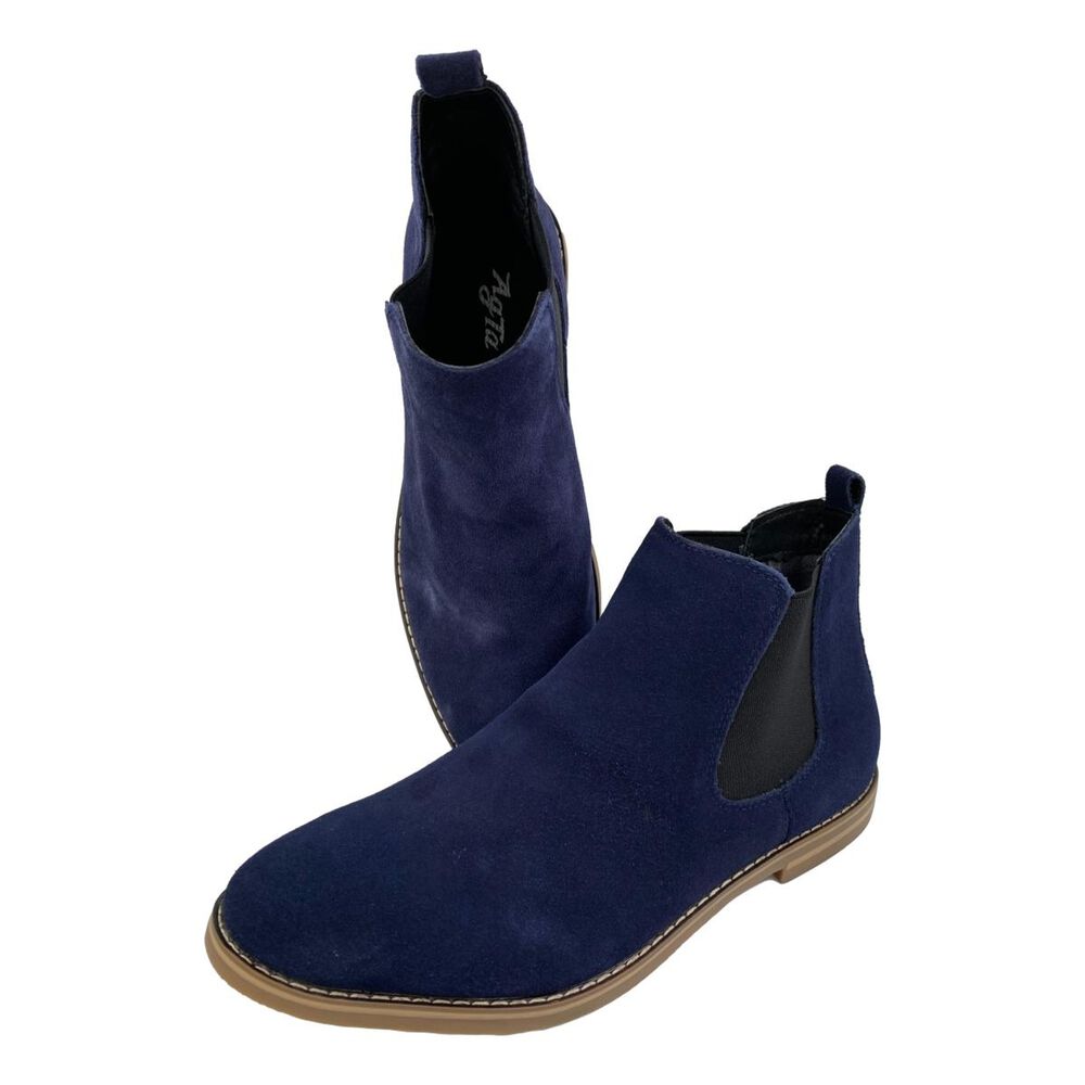 Bot&iacute;n Chelsea Cuero Azul image number 4.0