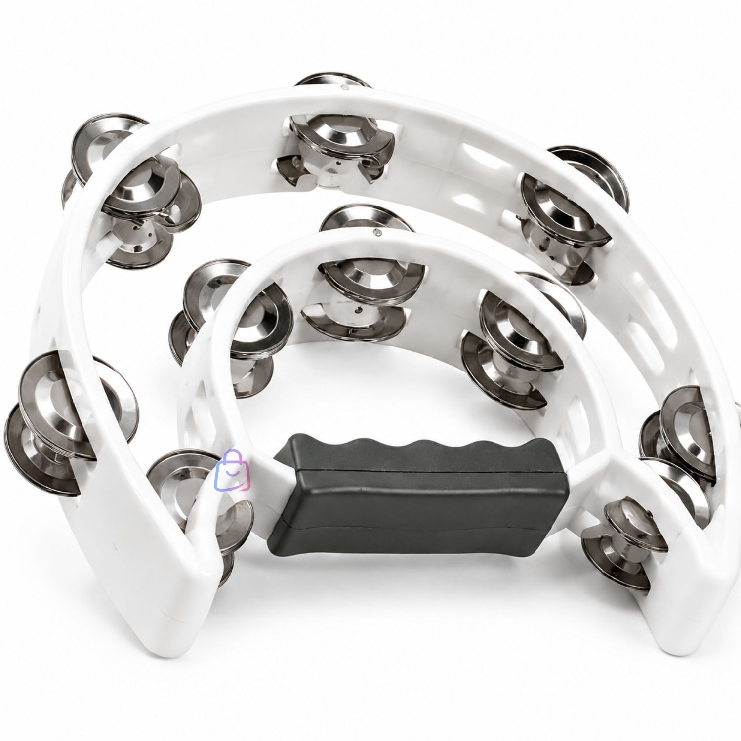 Pandero Media Luna Hendrix White Ergon&oacute;mico Profesional - Ps image number 3.0