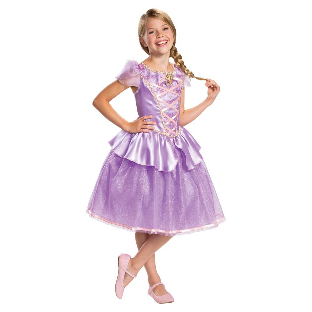 Disfraz Para Niña Princesas Disney Rapunzel image number 0.0