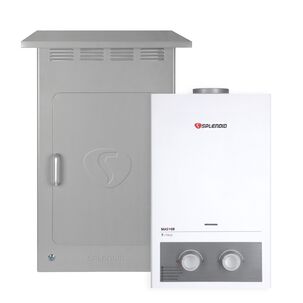 Pack Calefont 7l Tiro Natural Gas Licuado + Gabinete