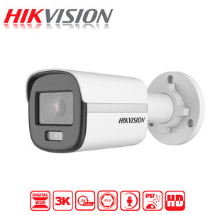 Camara De Seguridad Analoga Bala Hikvision Colorvu 3k Audio