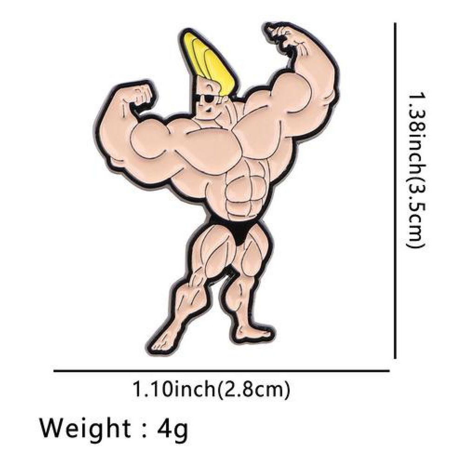 Pin Broche Entretenido Divertido Johnny Bravo image number 1.0
