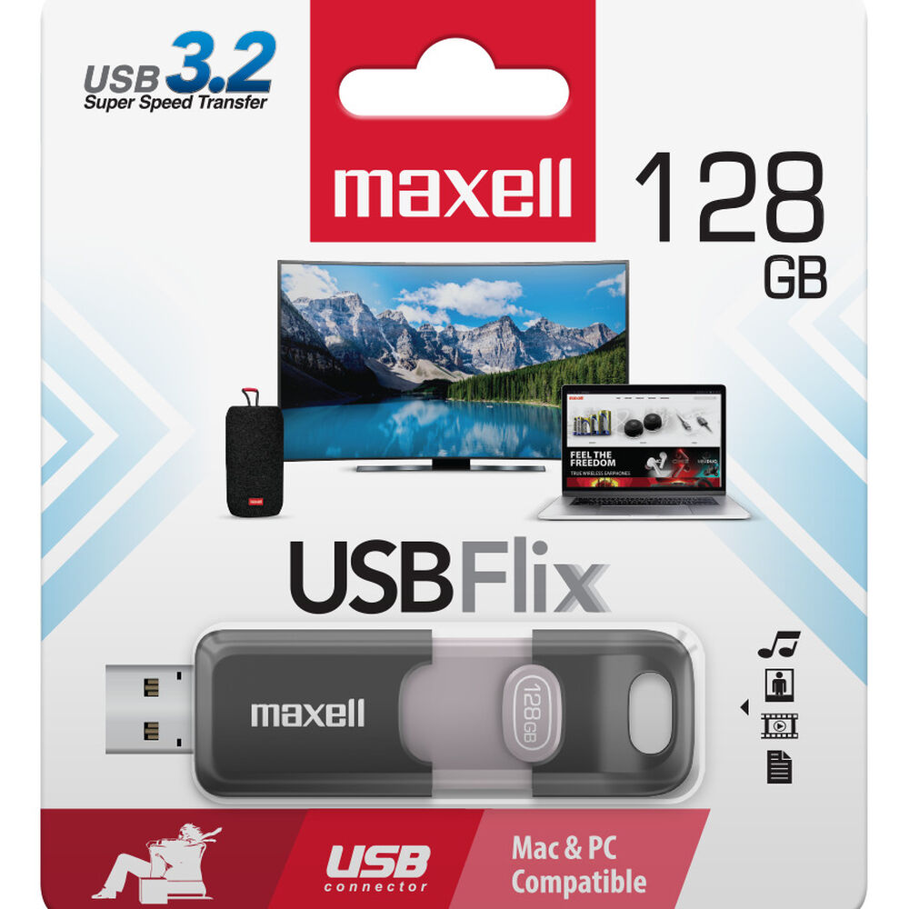 Pendrive Maxell Flix 128gb 3.2 image number 2.0
