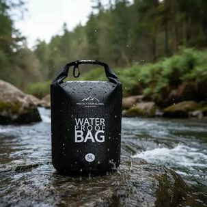 Bolsa Seca Contra Agua Impermeable Flotante Outdoor Camping Kayak 5l Negra