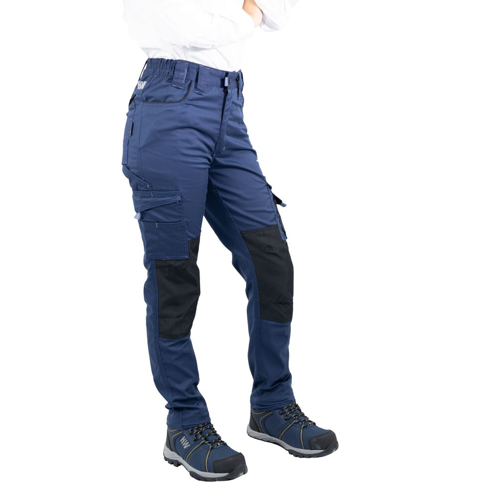 Pantal&oacute;n Cargo Hw Dakota Spandex Mujer Deep Blue image number 1.0