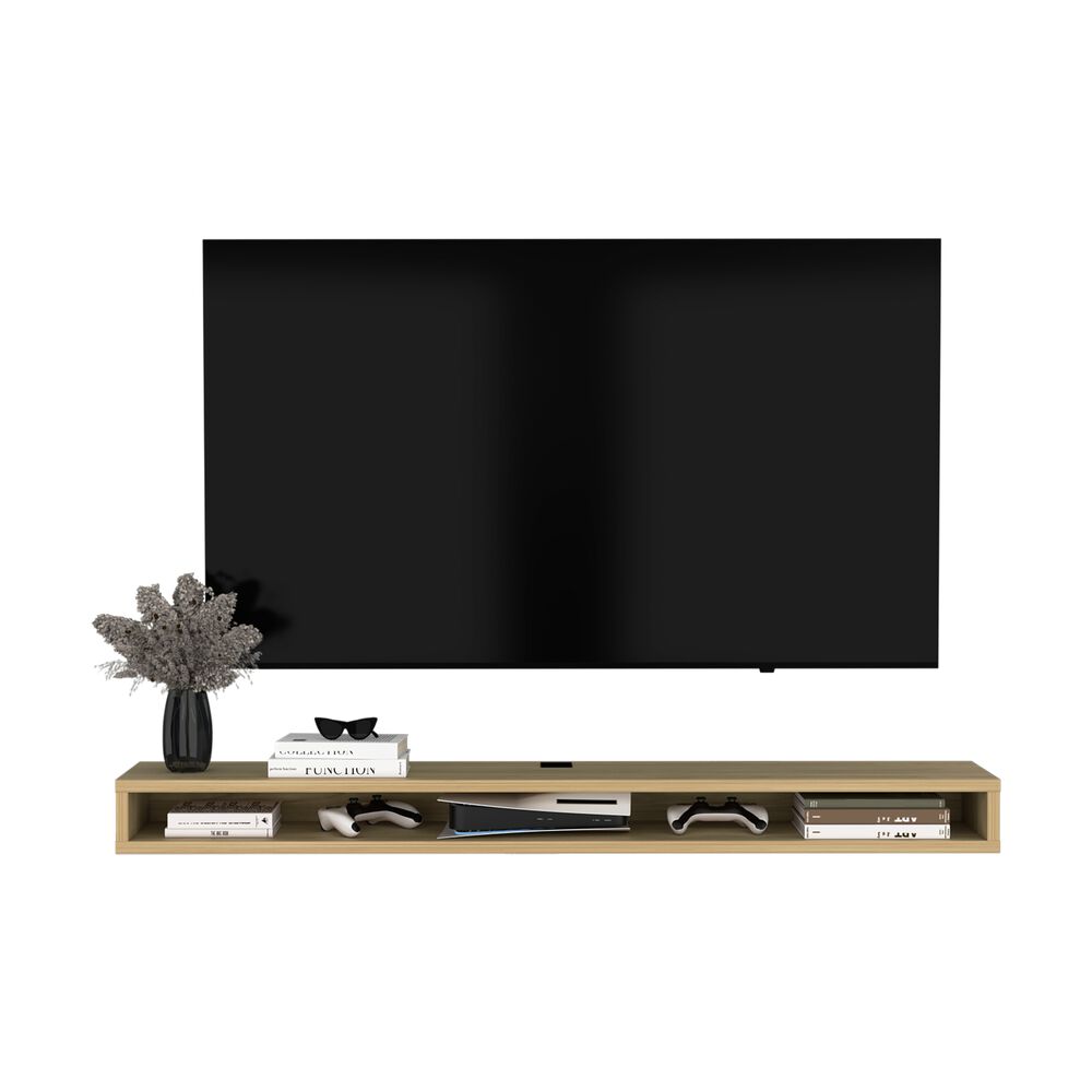 Repisa De Tv 75" Flotante 80x15x29,6 Cm image number 2.0