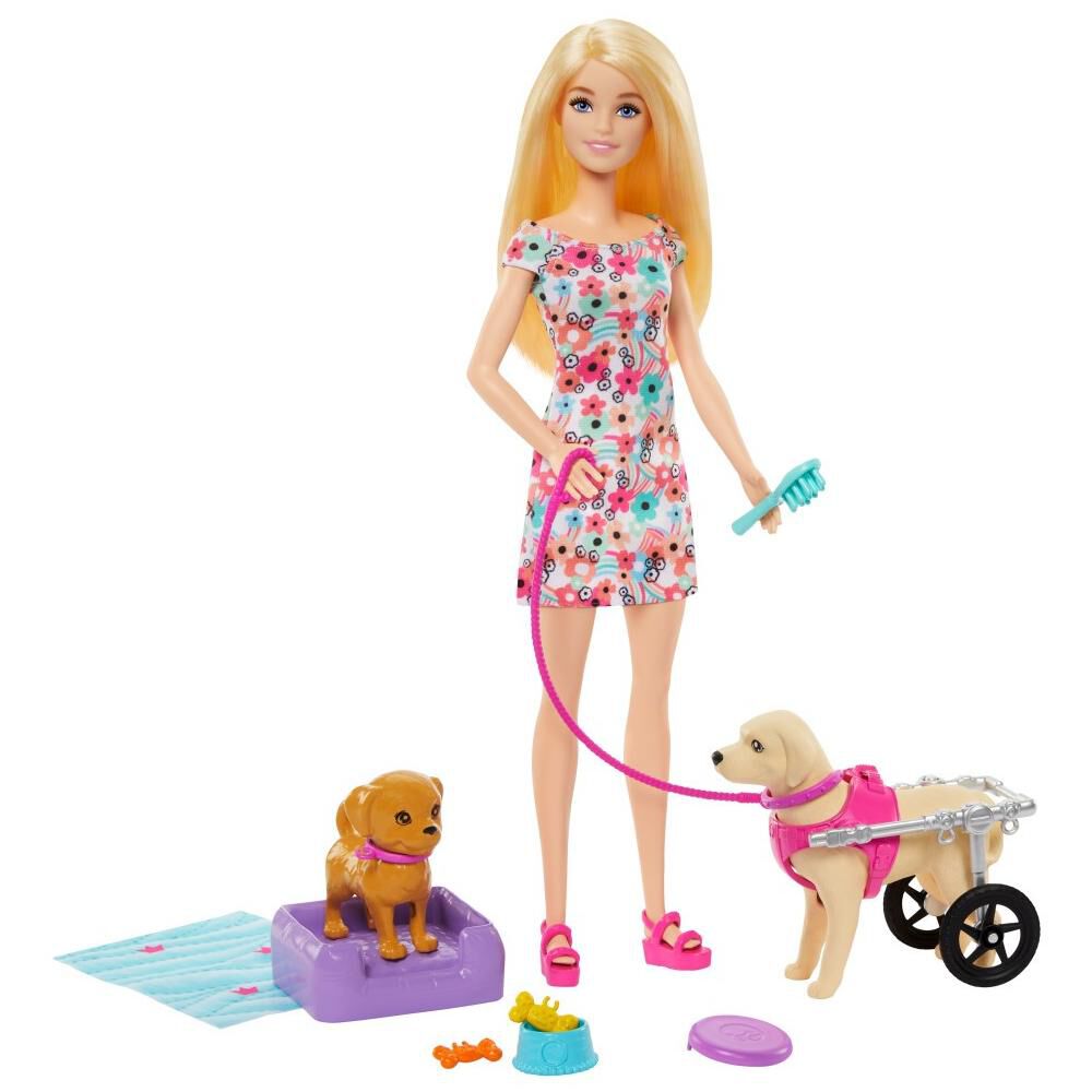 Set De Munecas Barbie Paseo Con Perrito en Oferta compra en Hites