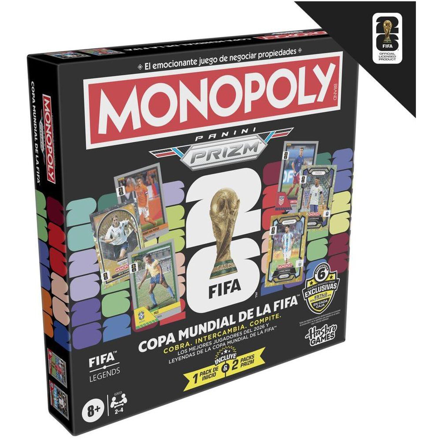 Juego De Mesa Monopoly Panini Prizm Copa Mundial De La Fifa image number 7.0