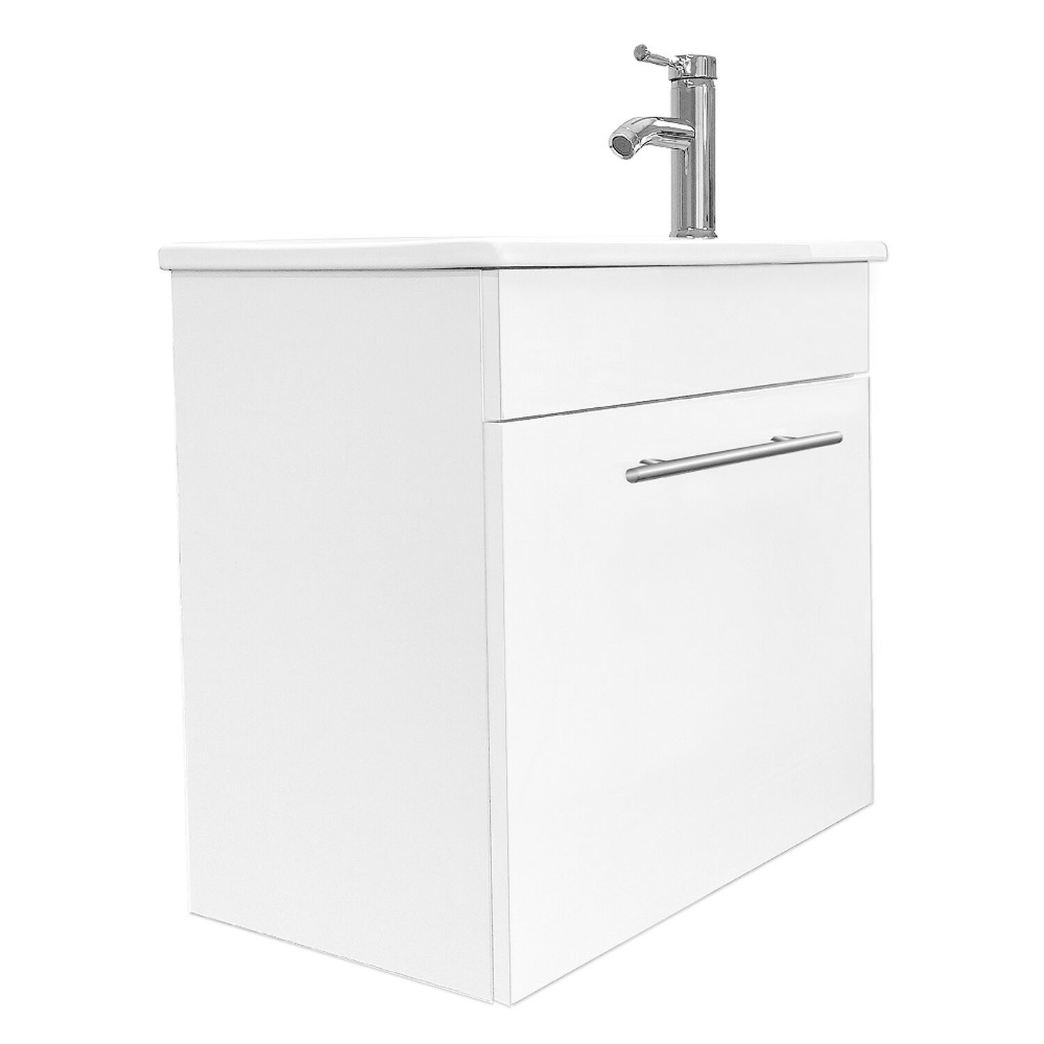  Kit Mueble Vanitorio Domsa Elegant A Muro Blanco 55x33x52cm image number 4.0