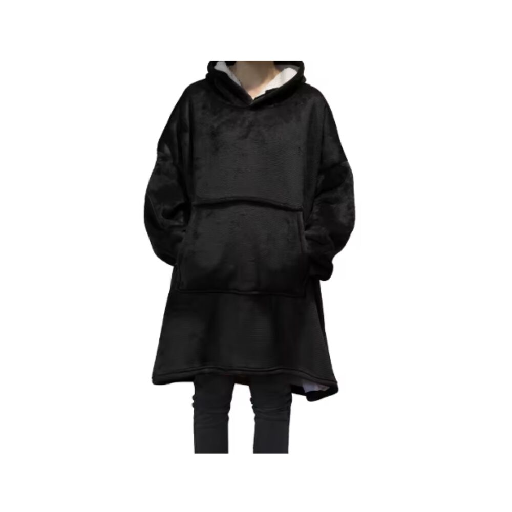Poleron Felpa Con Capucha Manta Polar Bata Frazada Inviern image number 35.0