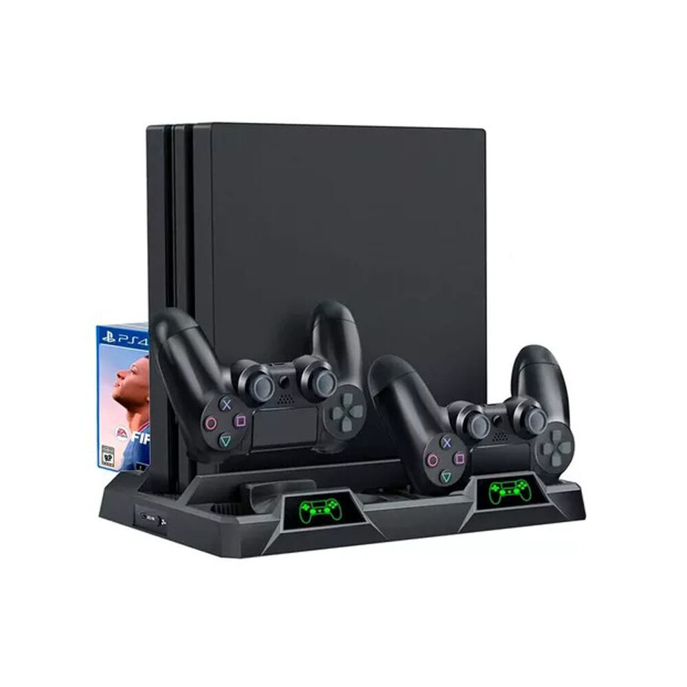 Base Multifuncional Led Compatible Con Ps4 Fat - Slim - Pro image number 1.0