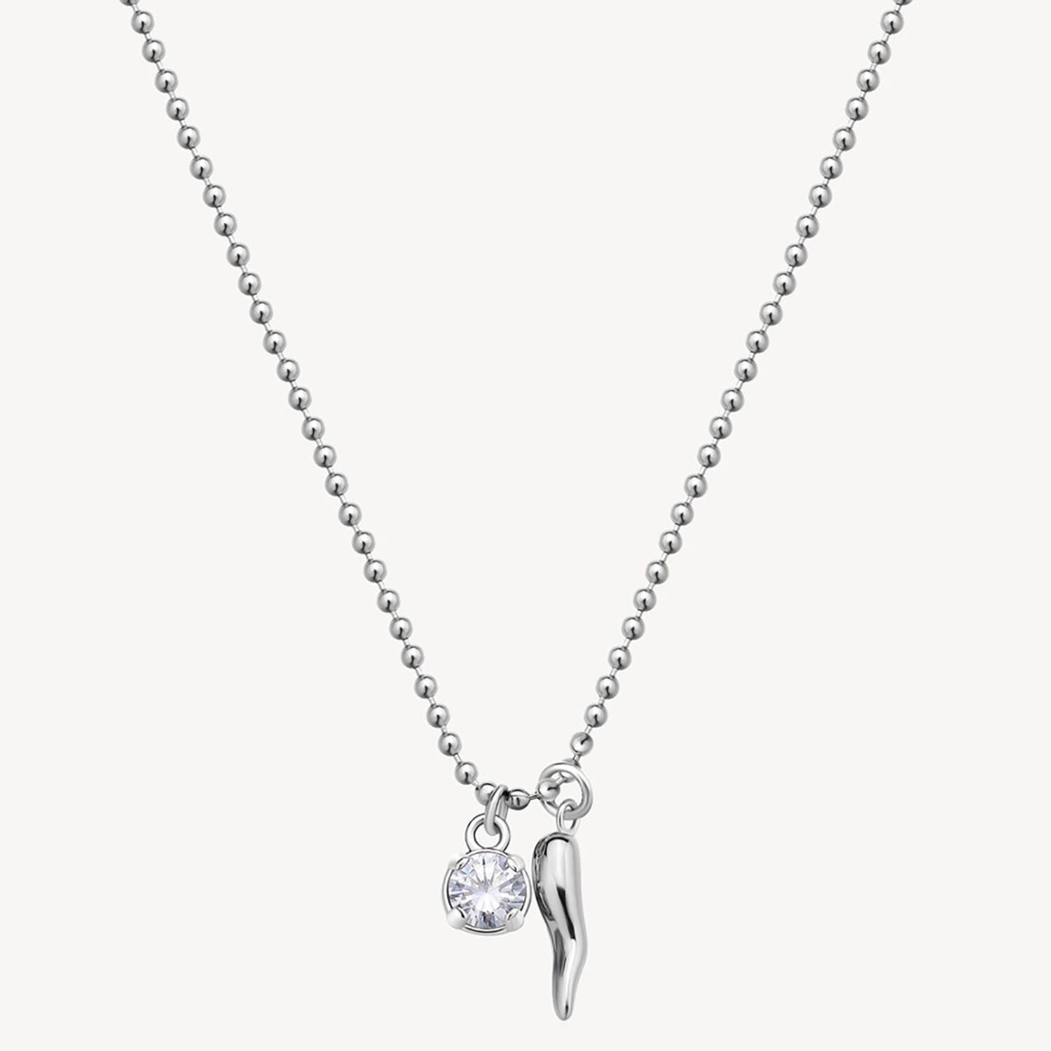 Collar Brosway Bein008 Plateado Mujer image number 0.0
