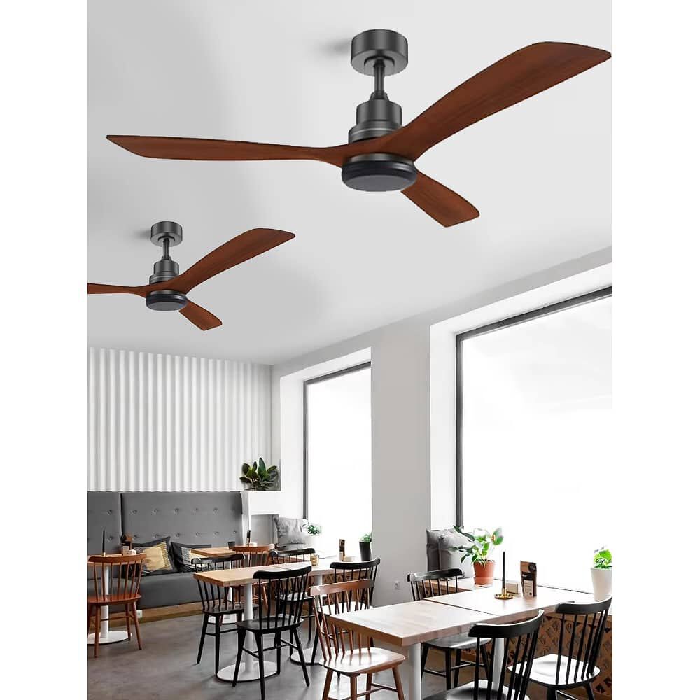 Ventilador De Techo 3 Aspas Negro image number 2.0