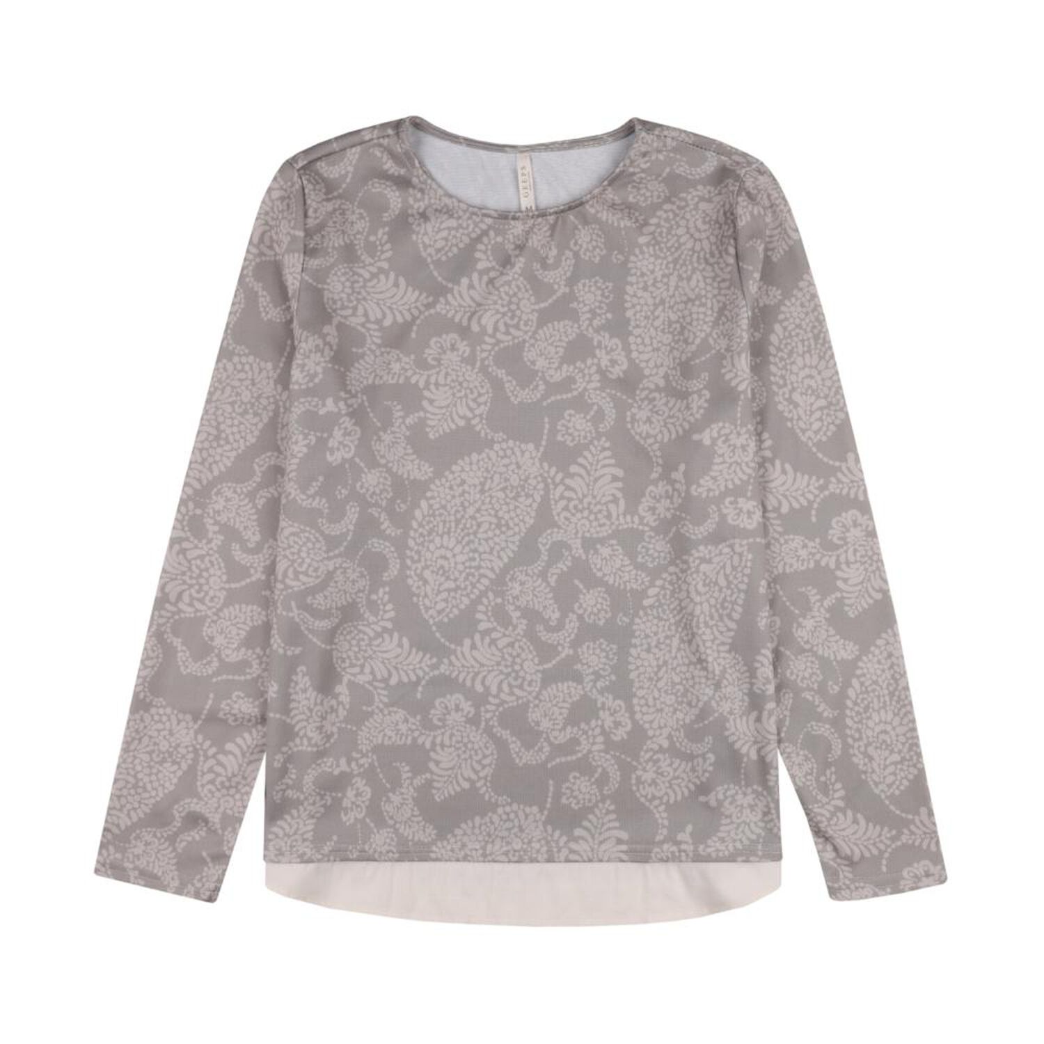 Sweater Full Print Manga Larga Cuello Redondo Mujer Geeps image number 0.0
