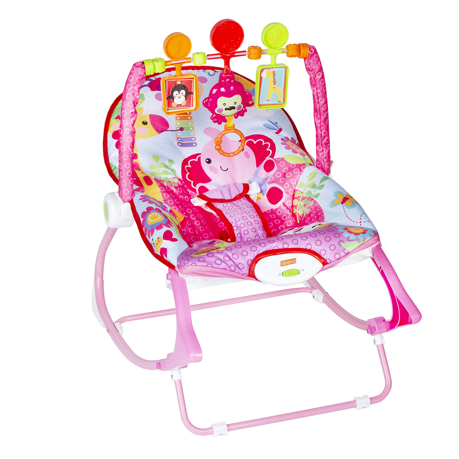 Silla Nido Mecedora Rocker Elephant Pink image number 1.0