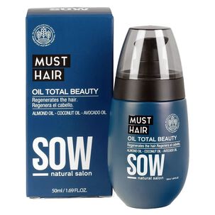 Sow Aceite Capilar Reparador Con Protecci&oacute;n T&eacute;rmica Total Beauty 50ml